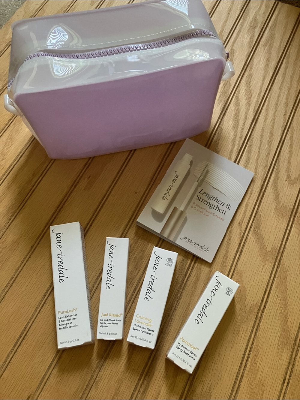 Jane Iredale 5 Piece Set + Ulta Cosmetic Bag (NWT)